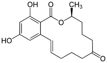 玉米赤霉烯酮結構式